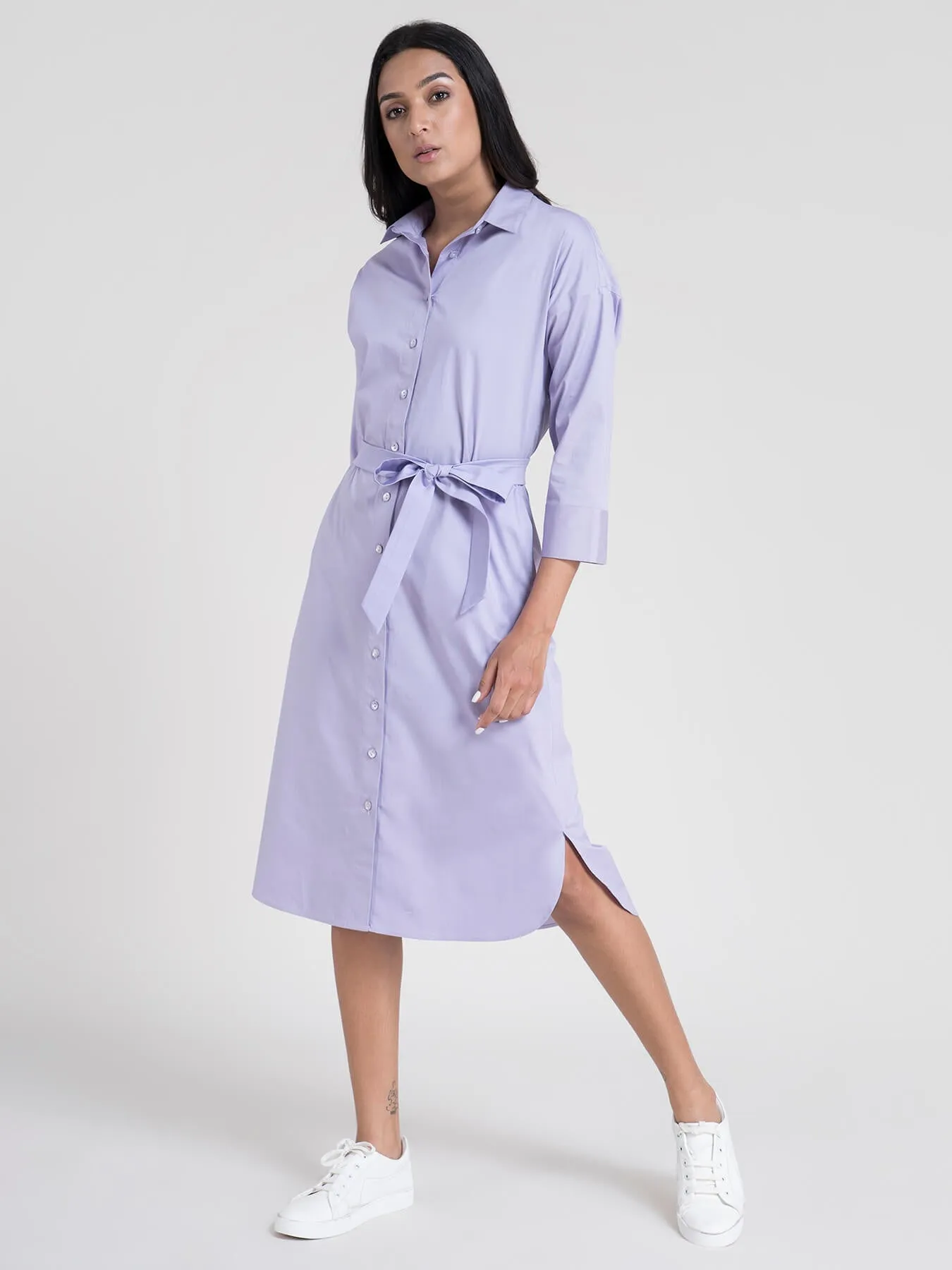 100% COTTON FABRIC LILAC colour [ RICHMAN ] 58" wide [10385]