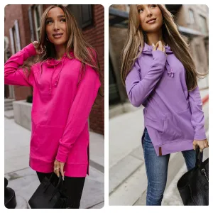 Ampersand Ave. Side Slit Hoodies