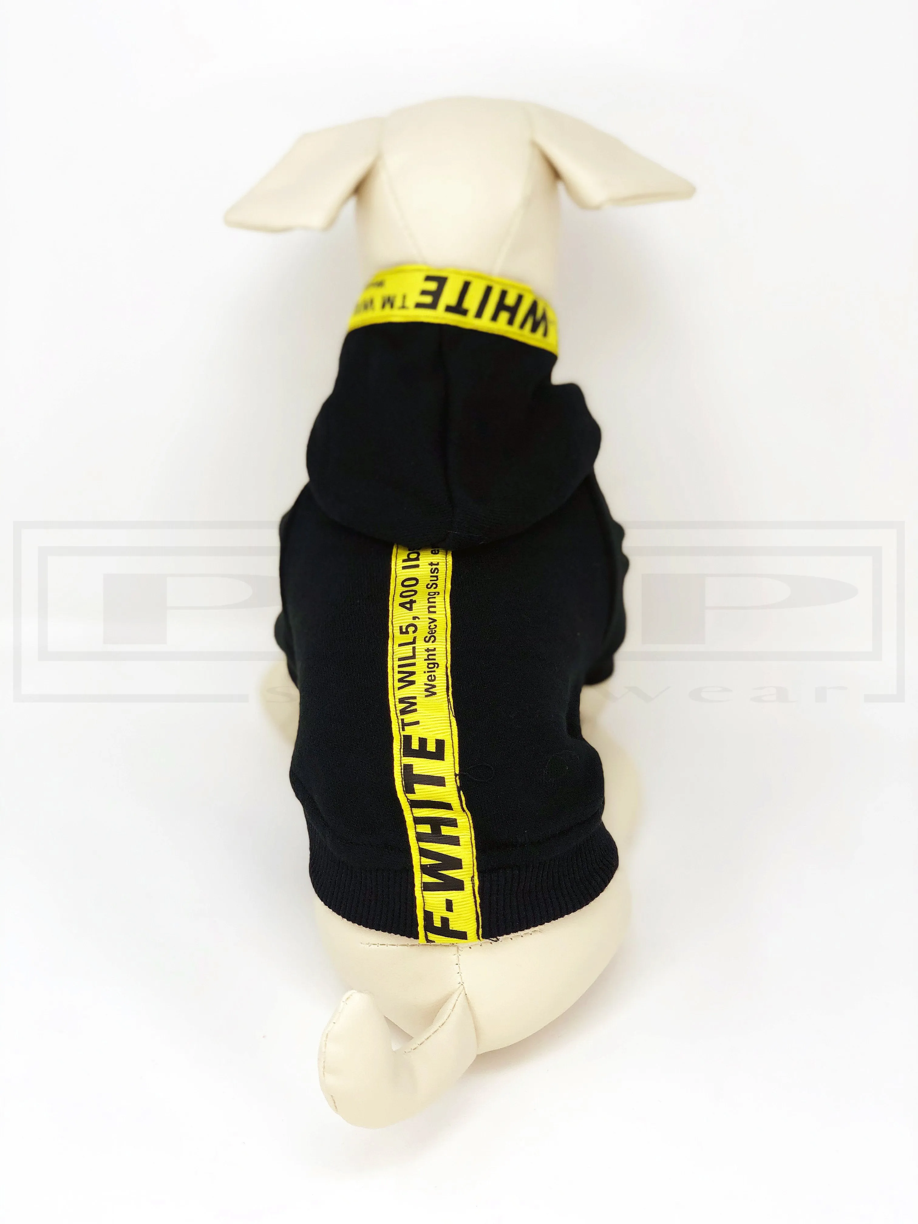 Arff White Caution Hoodie