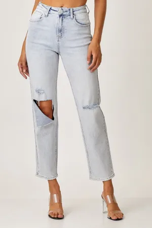 Betta High Rise Distressed Relaxed Jeans