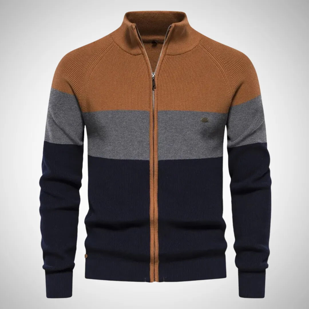 Cesar Autumn Zipped Cardigan