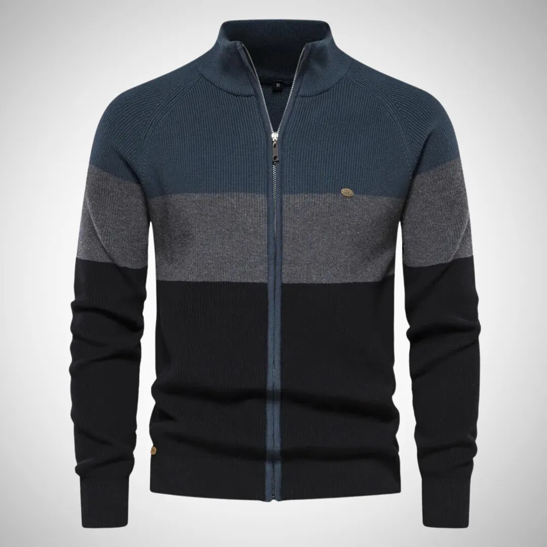 Cesar Autumn Zipped Cardigan