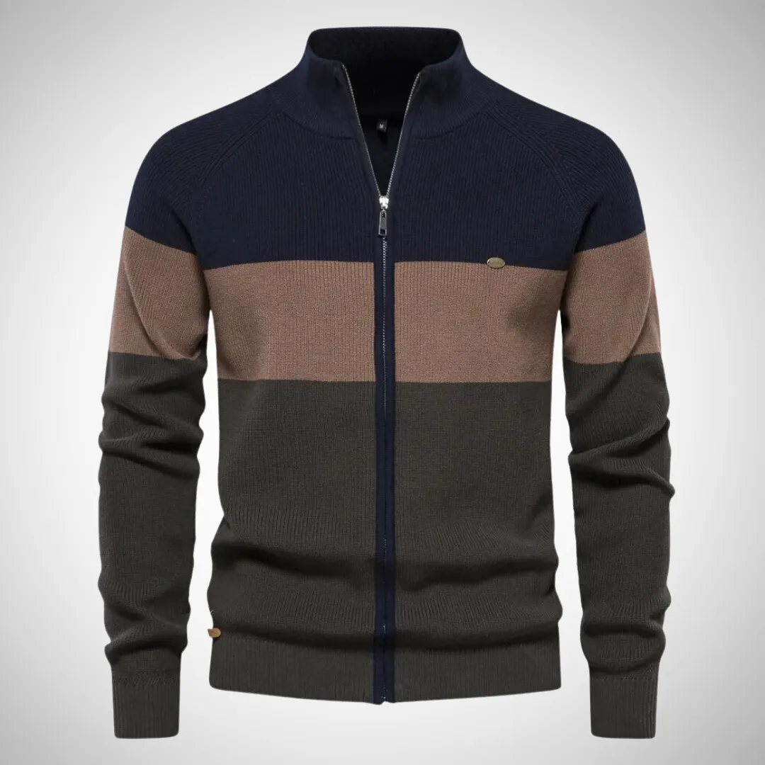 Cesar Autumn Zipped Cardigan