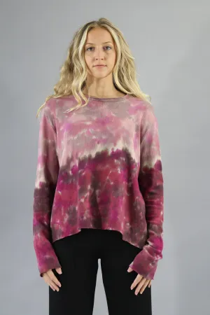 Cozy Sweater Pink Ombre