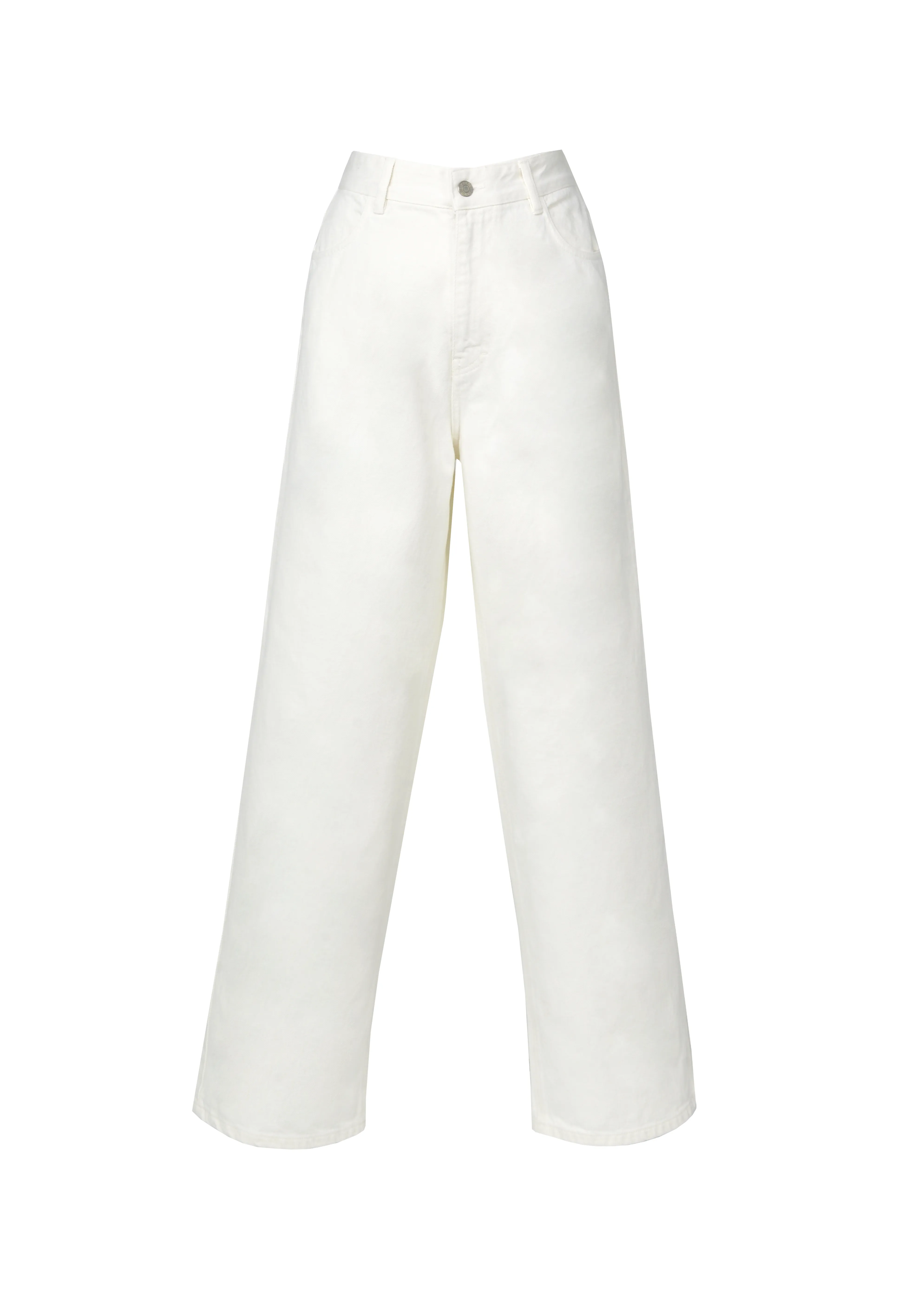 Damian Relaxed White Jeans