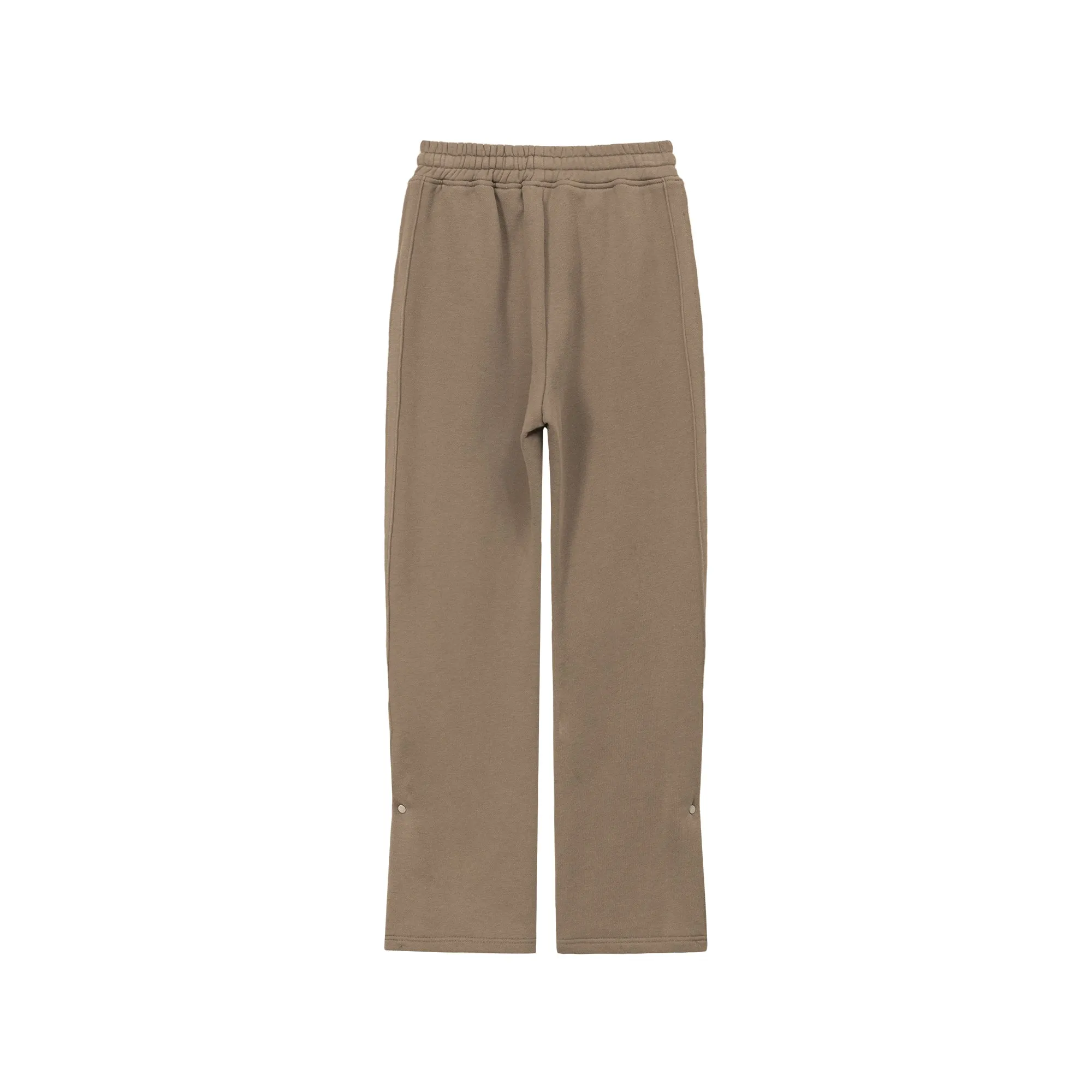 Elastic Waist Wide Sporty Pants