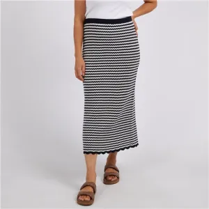 Elm Rosie Stripe Knit Skirt