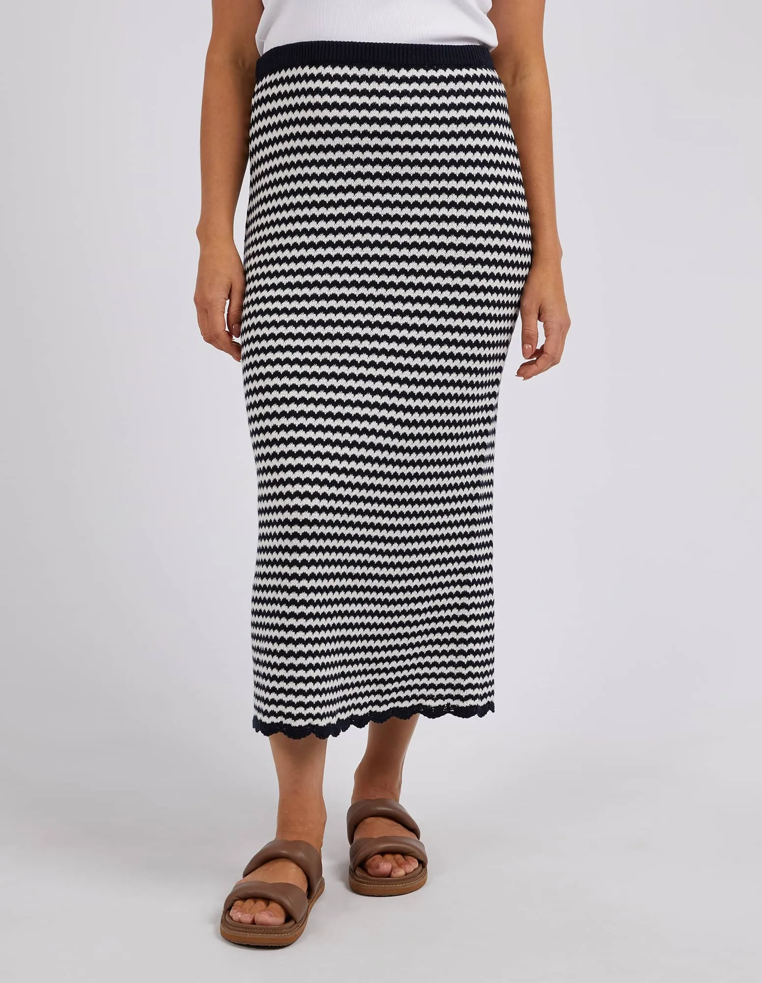 Elm Rosie Stripe Knit Skirt