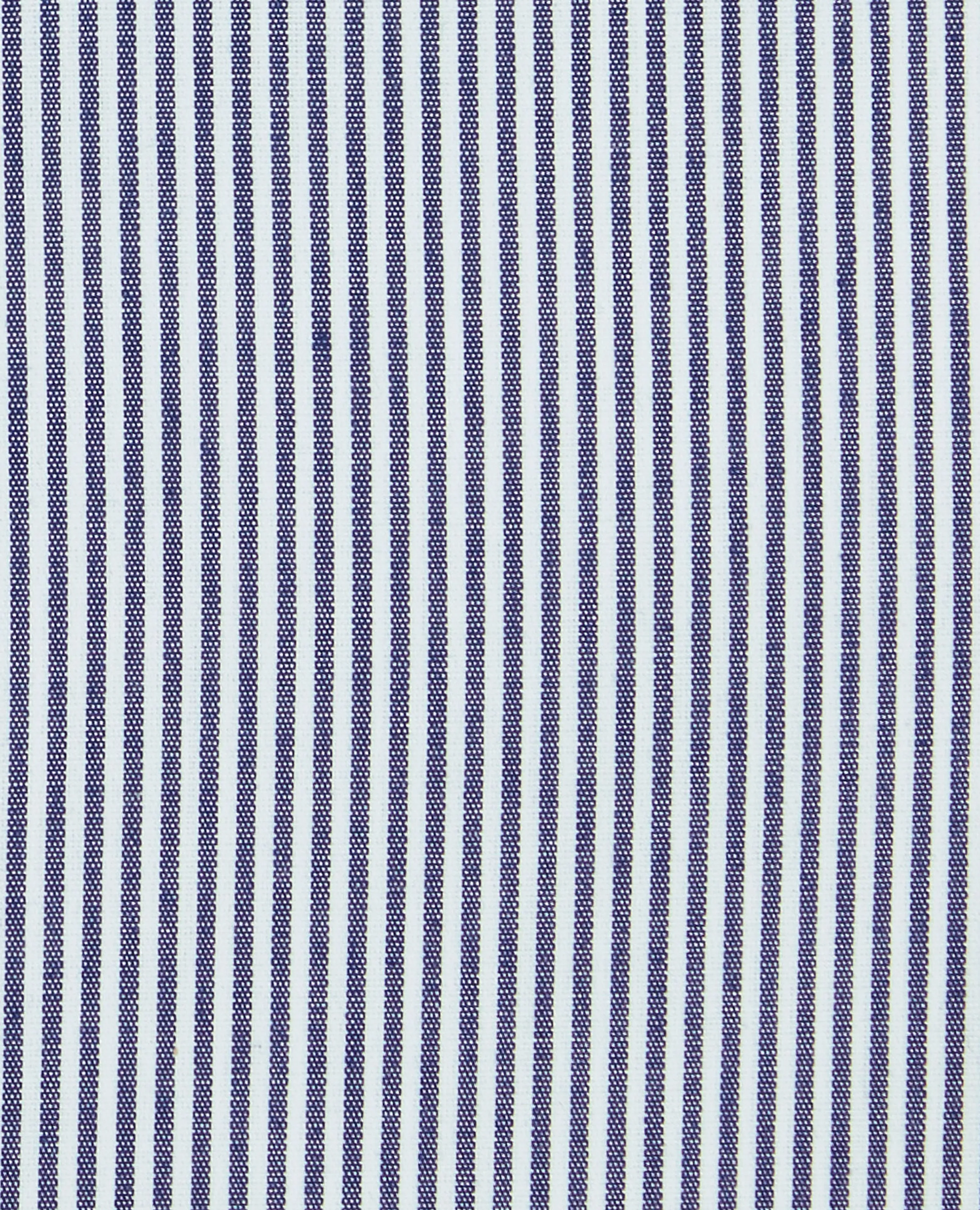 Fitted Navy Bengal Stripe Shirt