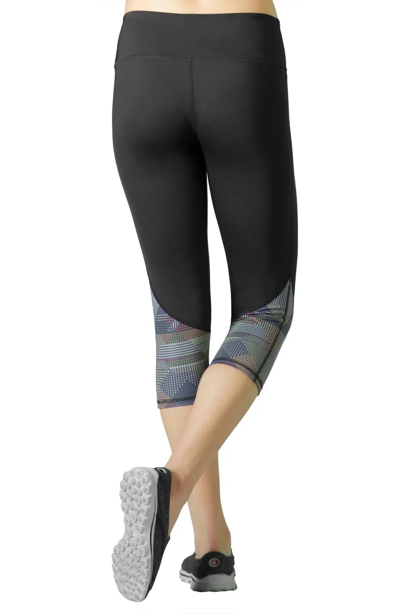 Geo Print Capri Pant