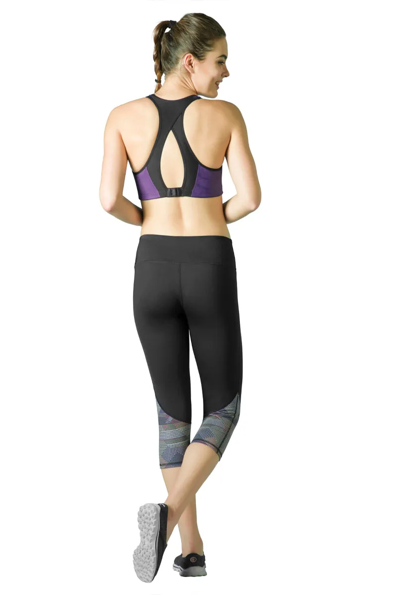 Geo Print Capri Pant