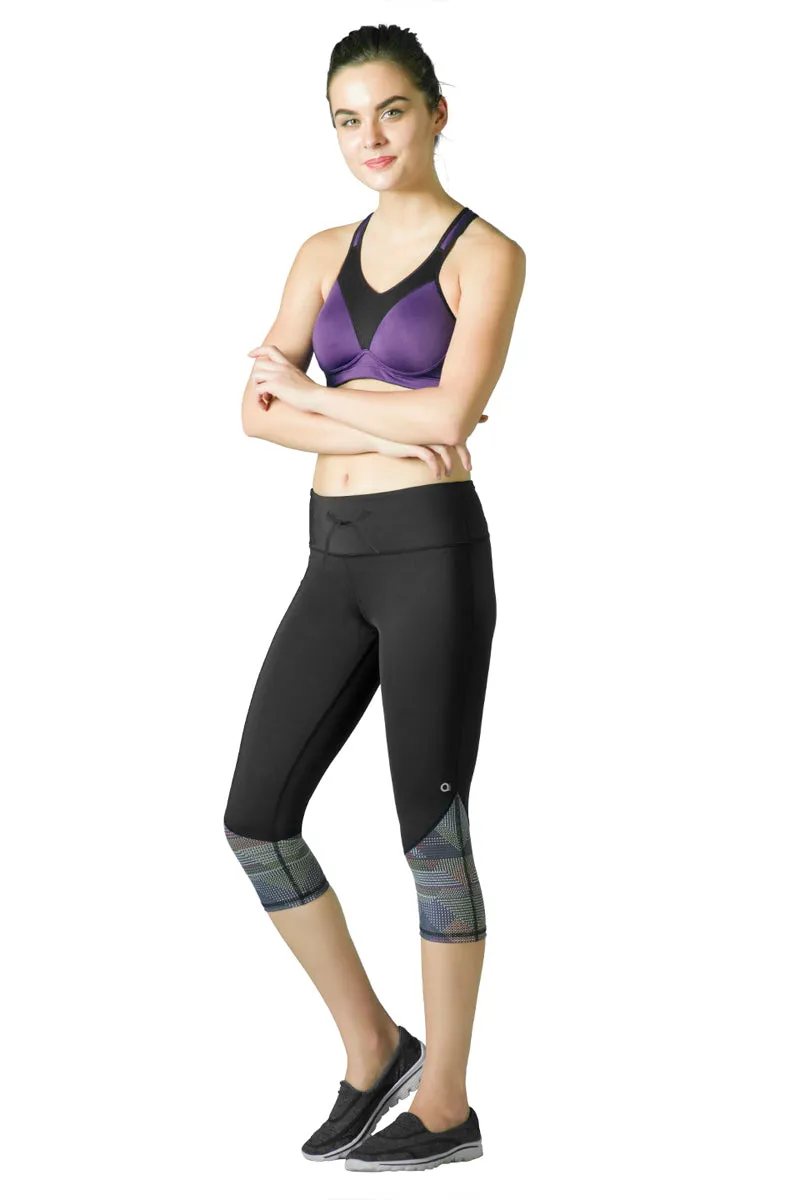 Geo Print Capri Pant