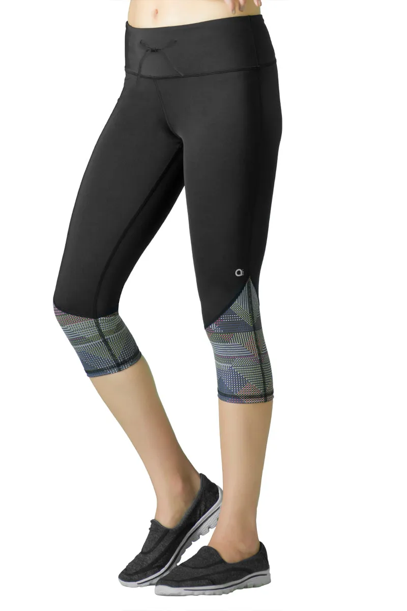 Geo Print Capri Pant