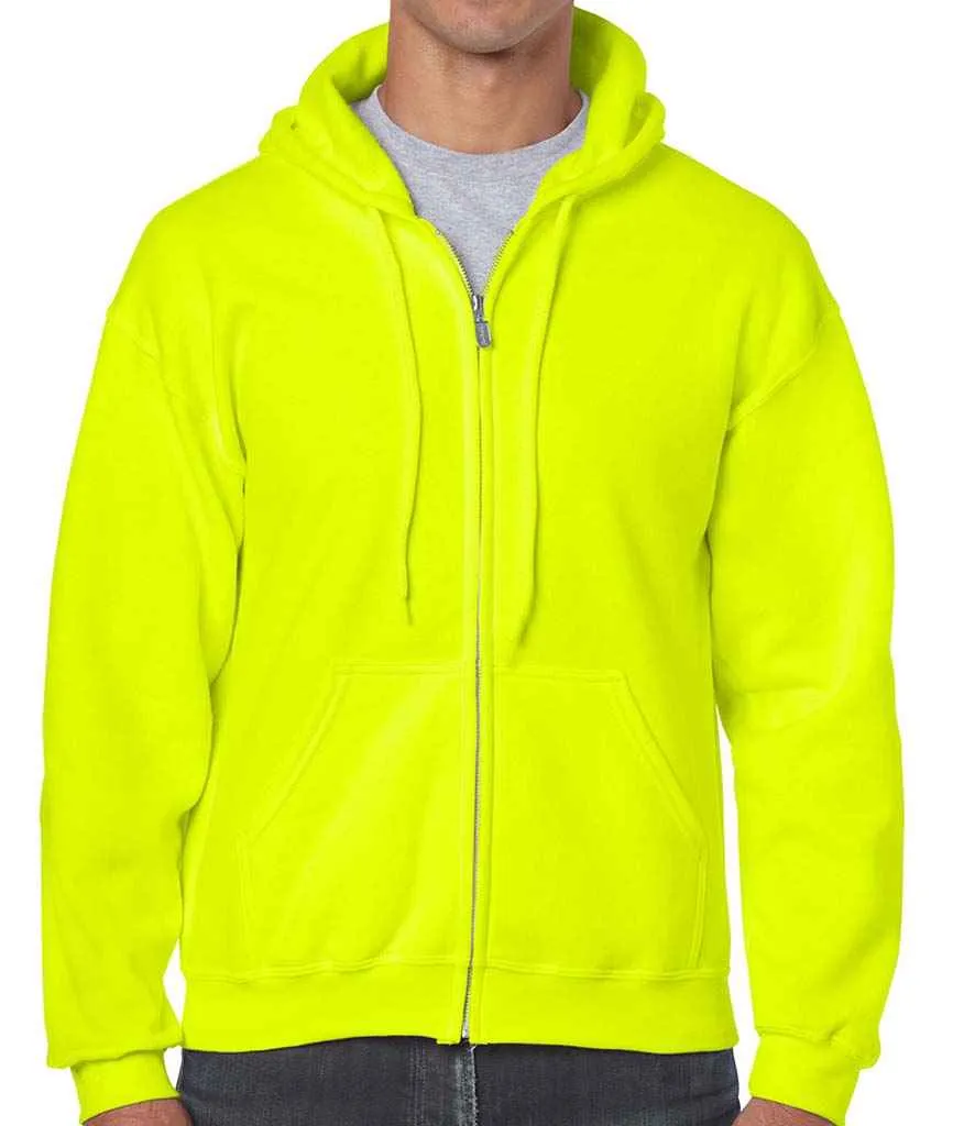 Gildan Heavy Blend Zip Hooded Sweatshirt - Bright Colours