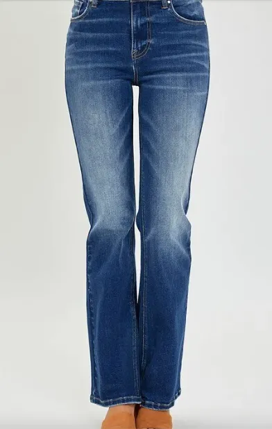 High Rise Relaxed Bootcut Jeans - Plus Size