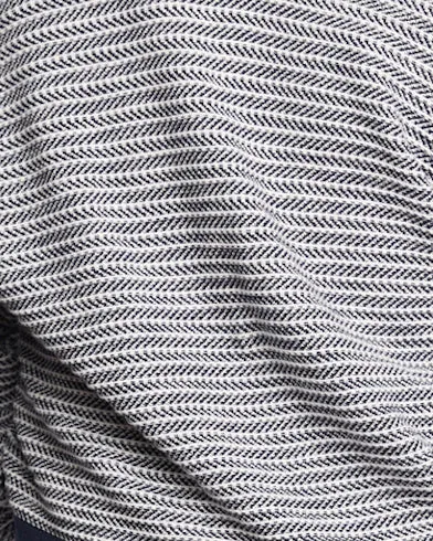 Jacinda Chunky Pullover | Navy Blue/White Stripe