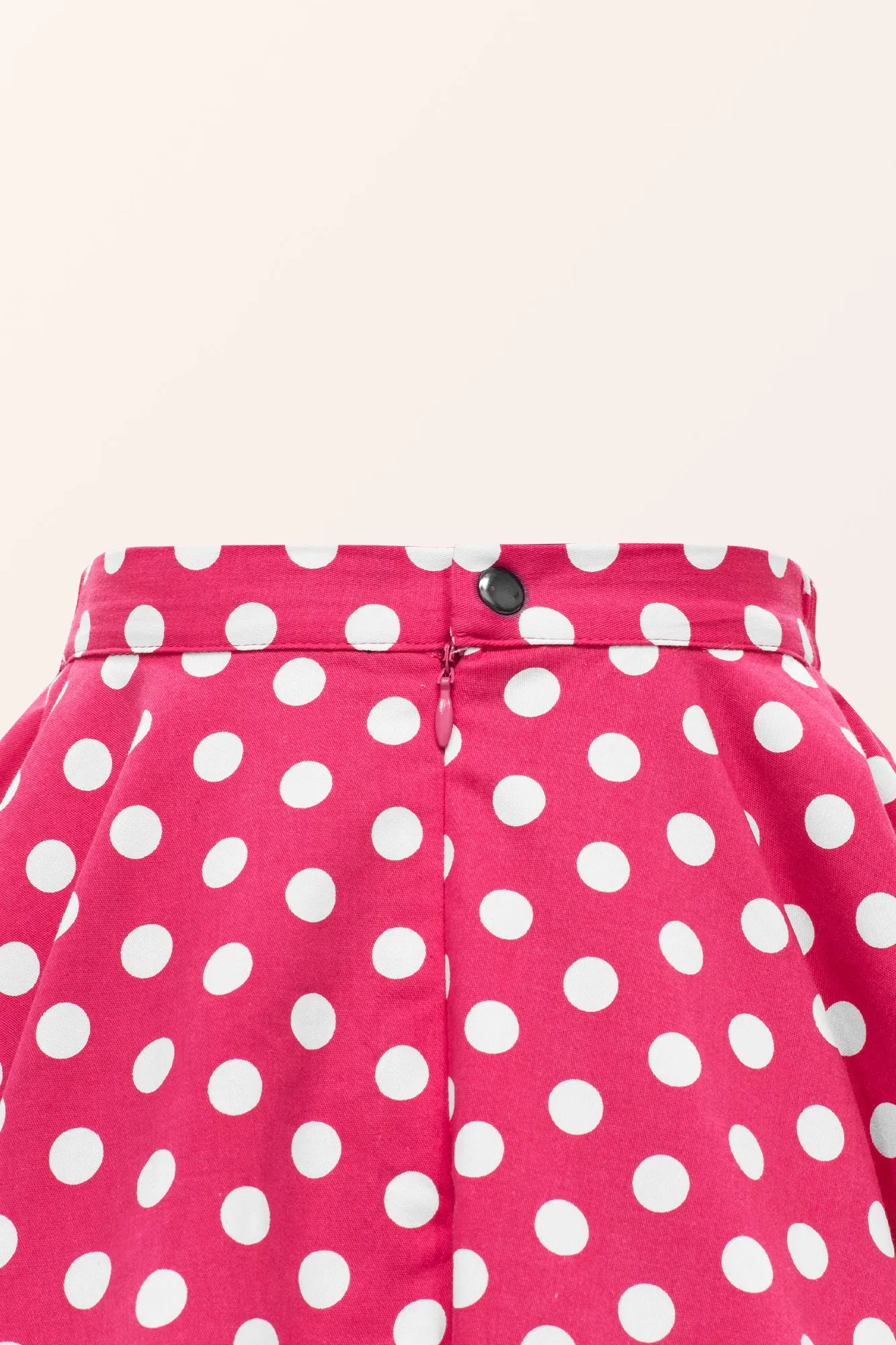 Kids Polka Dot Swing Skirt - Pink