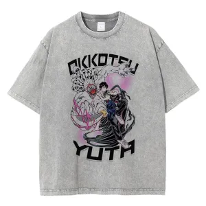 [KUJO] "Expert Yuta" Vintage Oversized T Shirt