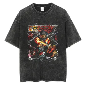 [KUJO] "King Guts" Vintage Oversized T Shirt