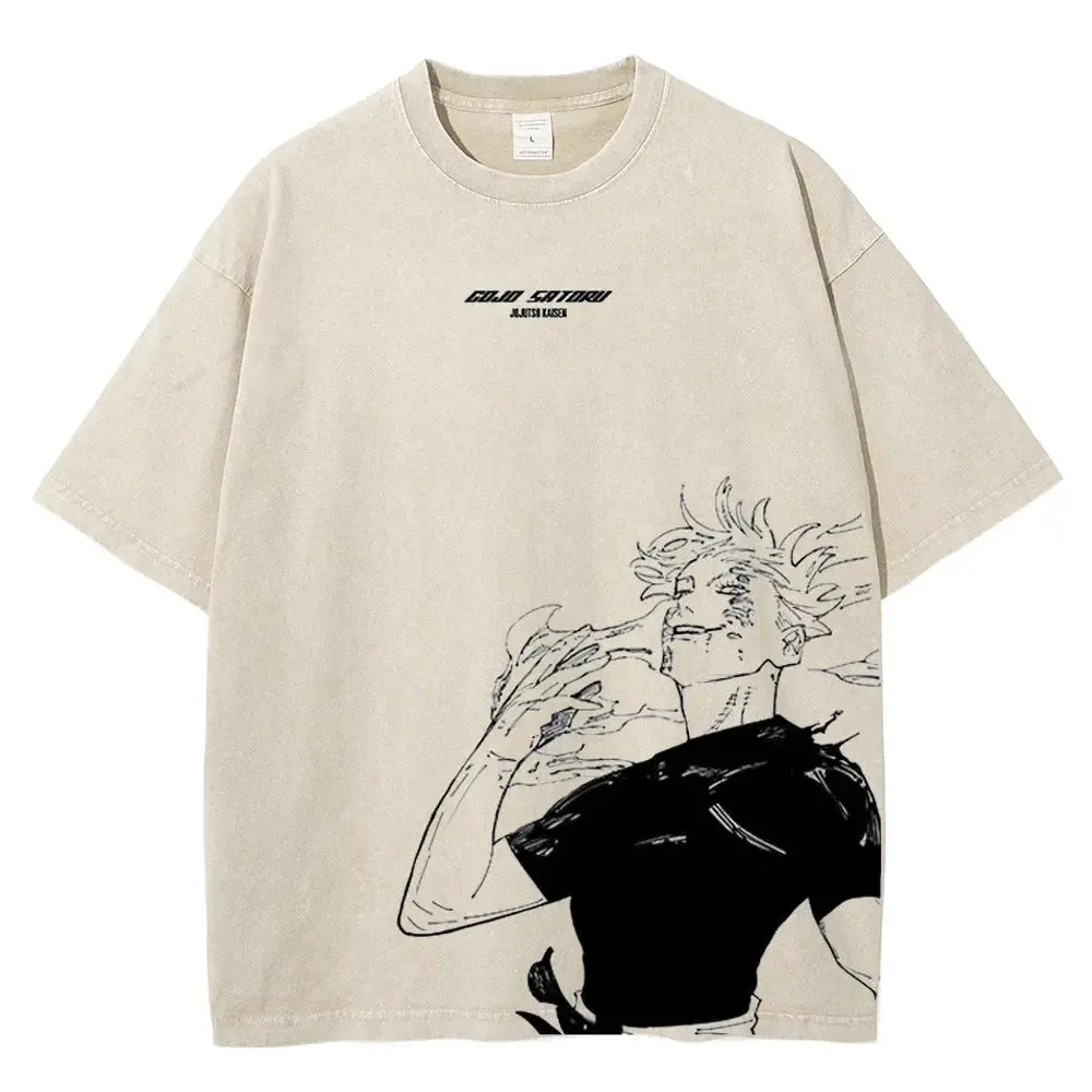 [KUJO] "Limitless" Vintage Oversized T Shirt