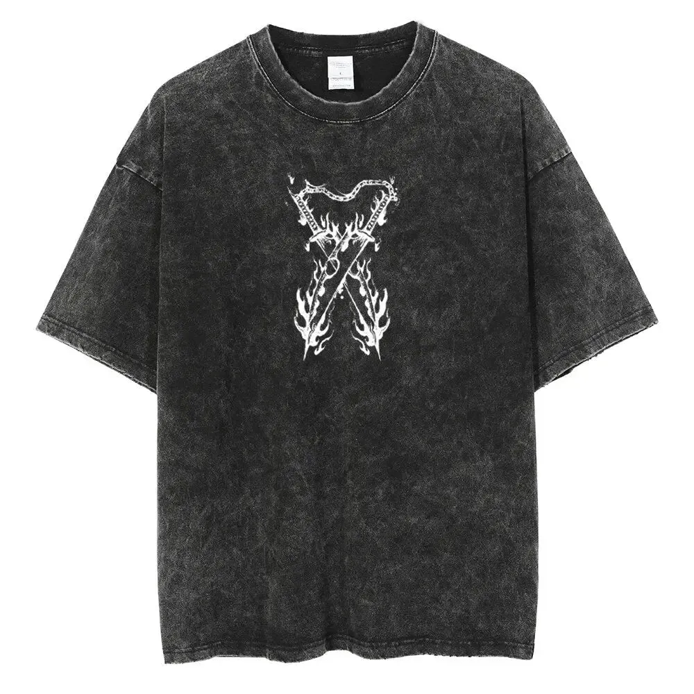 [KUJO] "Slayer" 2-Sided Vintage Oversized T Shirt