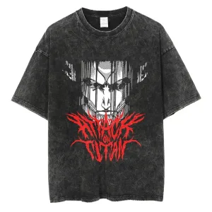 [KUJO] "Usurper" Vintage Oversized T Shirt