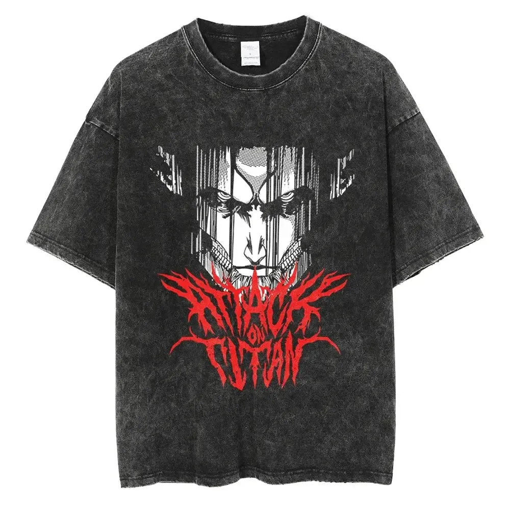 [KUJO] "Usurper" Vintage Oversized T Shirt