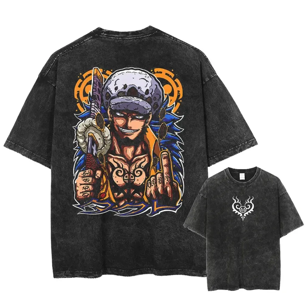 [KUJO] "Water Law" 2-Sided Vintage T Shirt