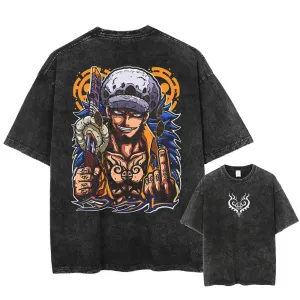 [KUJO] "Water Law" 2-Sided Vintage T Shirt