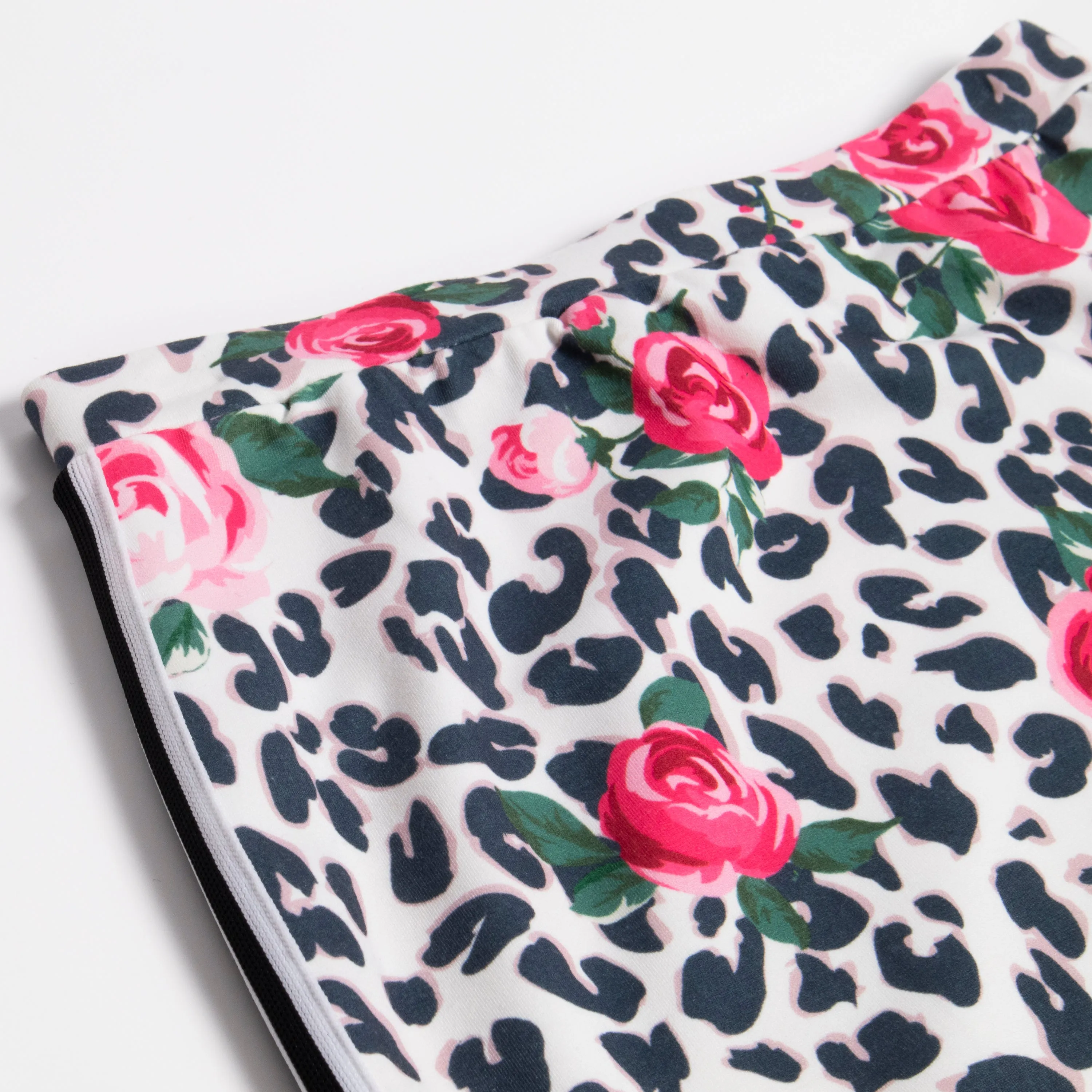 Leopard Rose Taped Skirt