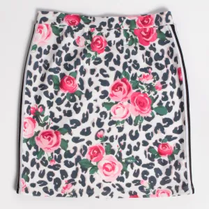 Leopard Rose Taped Skirt