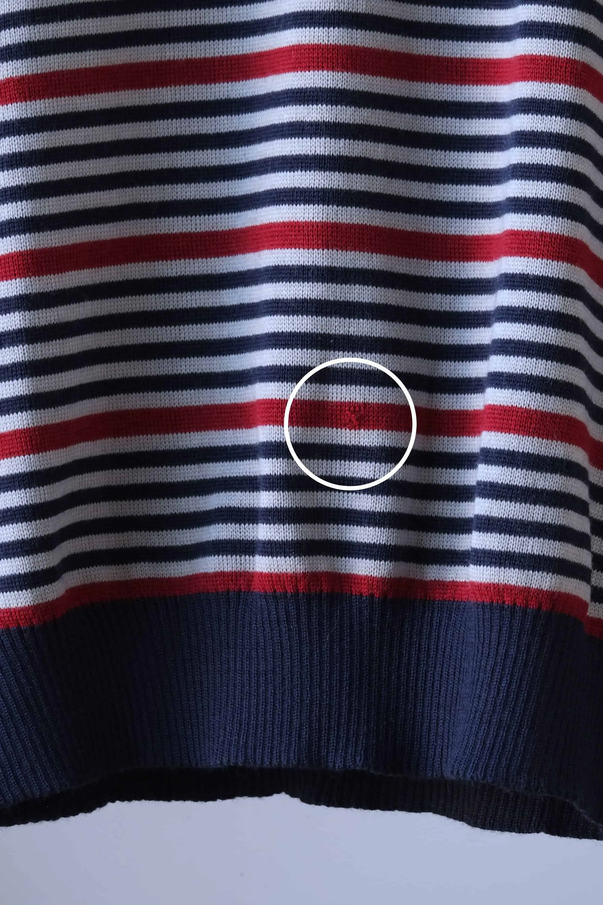 LÖFFLER Vintage Striped V-Neck Sweater – Retro 80s Knitwear
