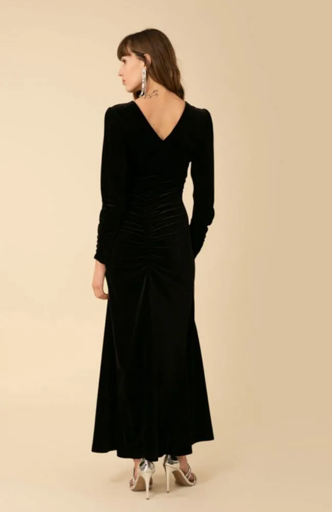Lya Shirred Maxi Dress