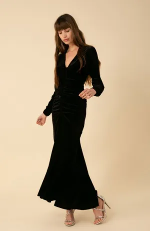 Lya Shirred Maxi Dress
