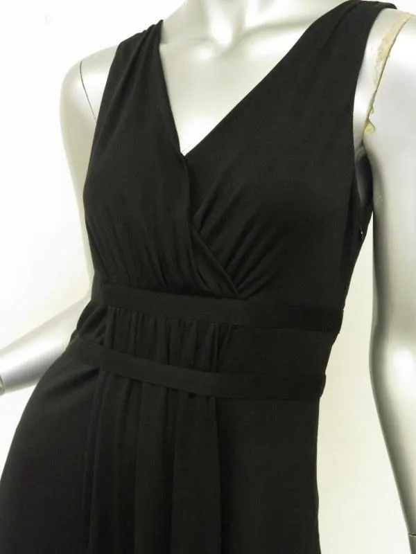 Moschino Women's Dress: Black Silk Blend Size 8, New