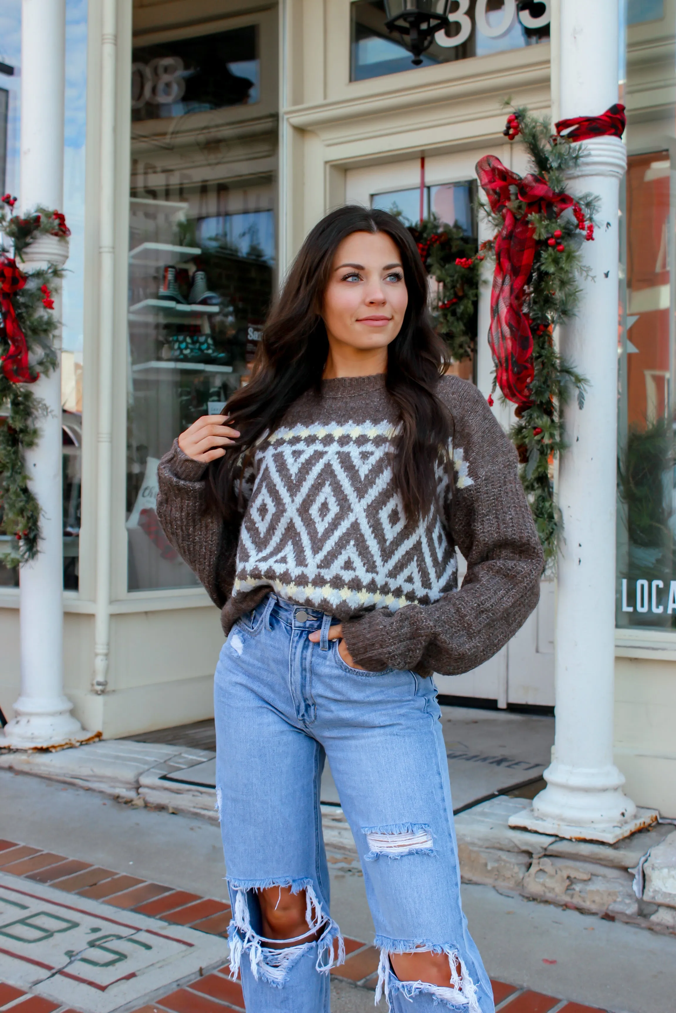 Mountain Lodge Aztec Sweater