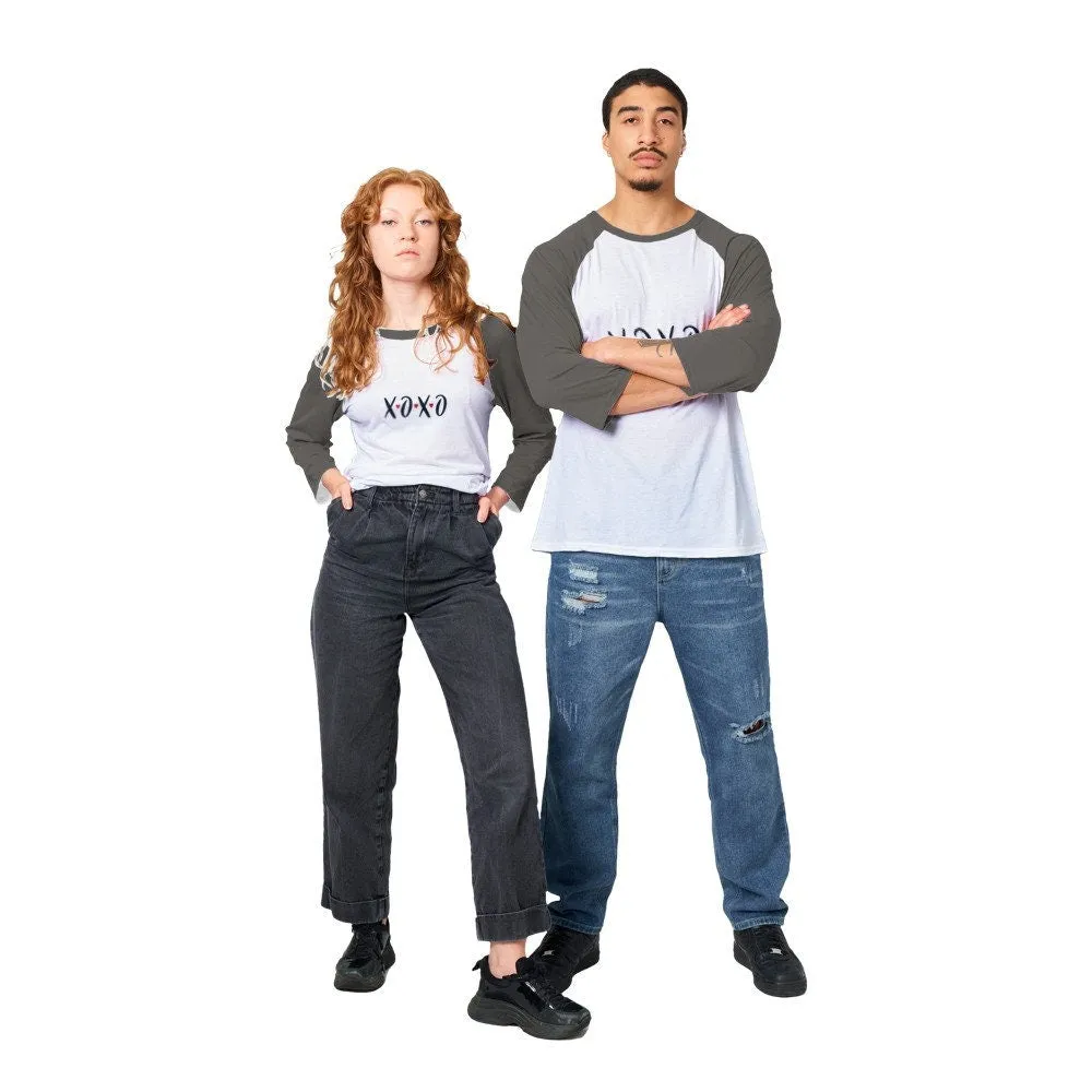 Unisex 3/4 sleeve Raglan T-shirt