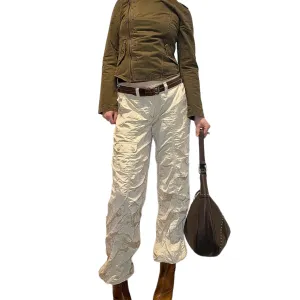 Vintage Ruched Cargo Pants (M)