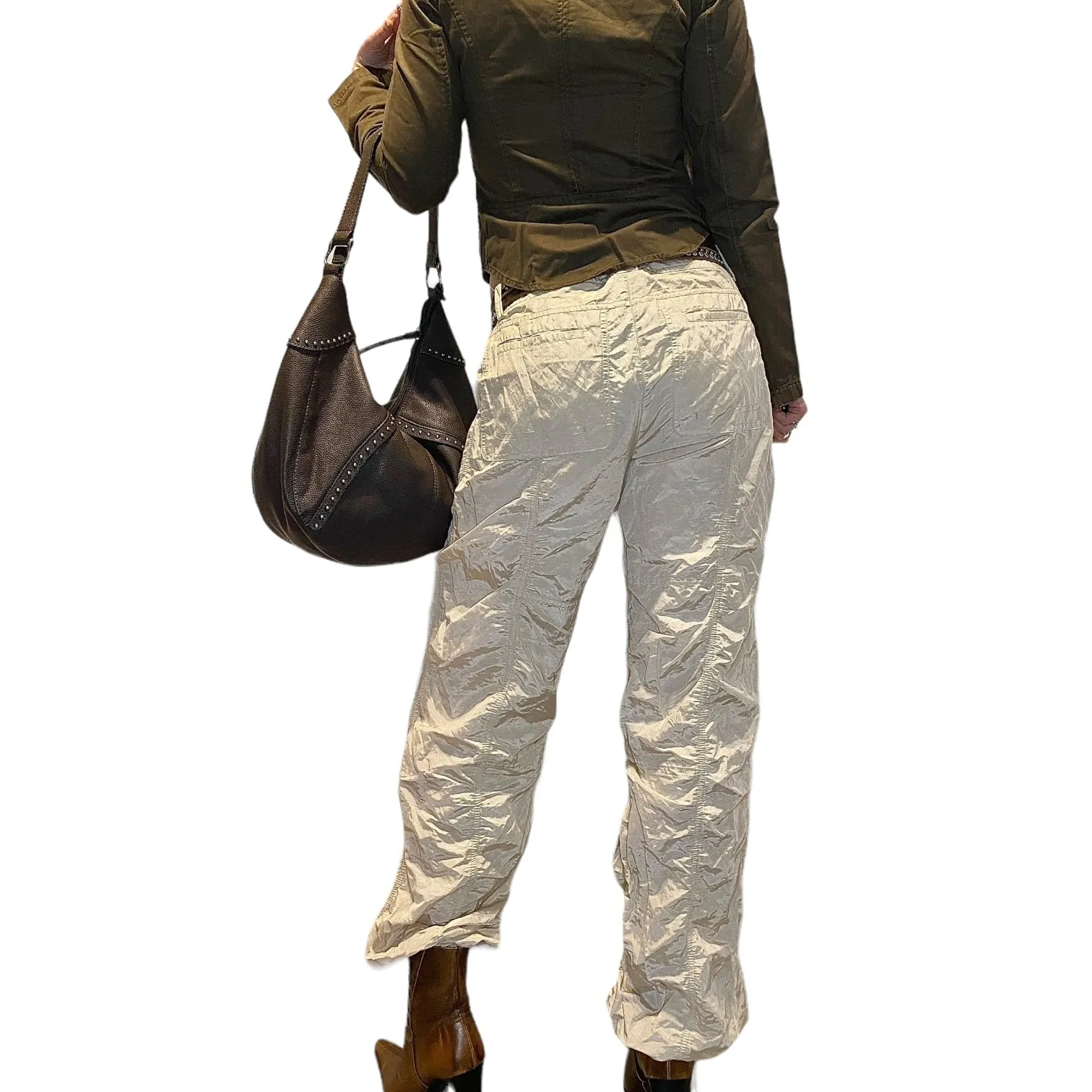Vintage Ruched Cargo Pants (M)