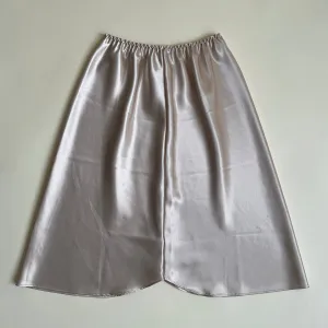 Vintage satin midi slip skirt (S/M)