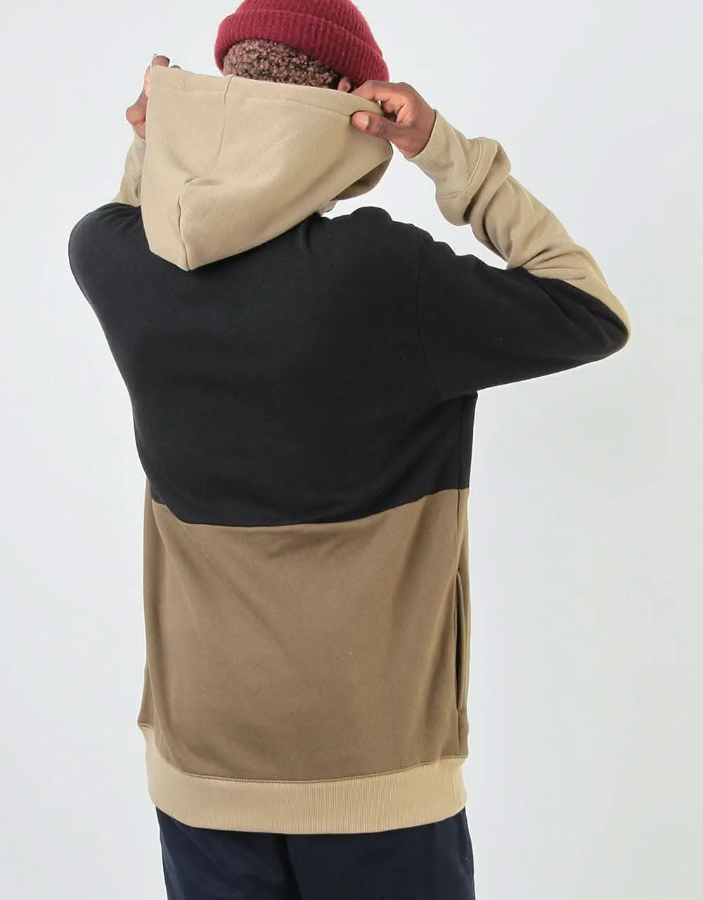 Volcom Single Stone Divided Pullover Hoodie - Military