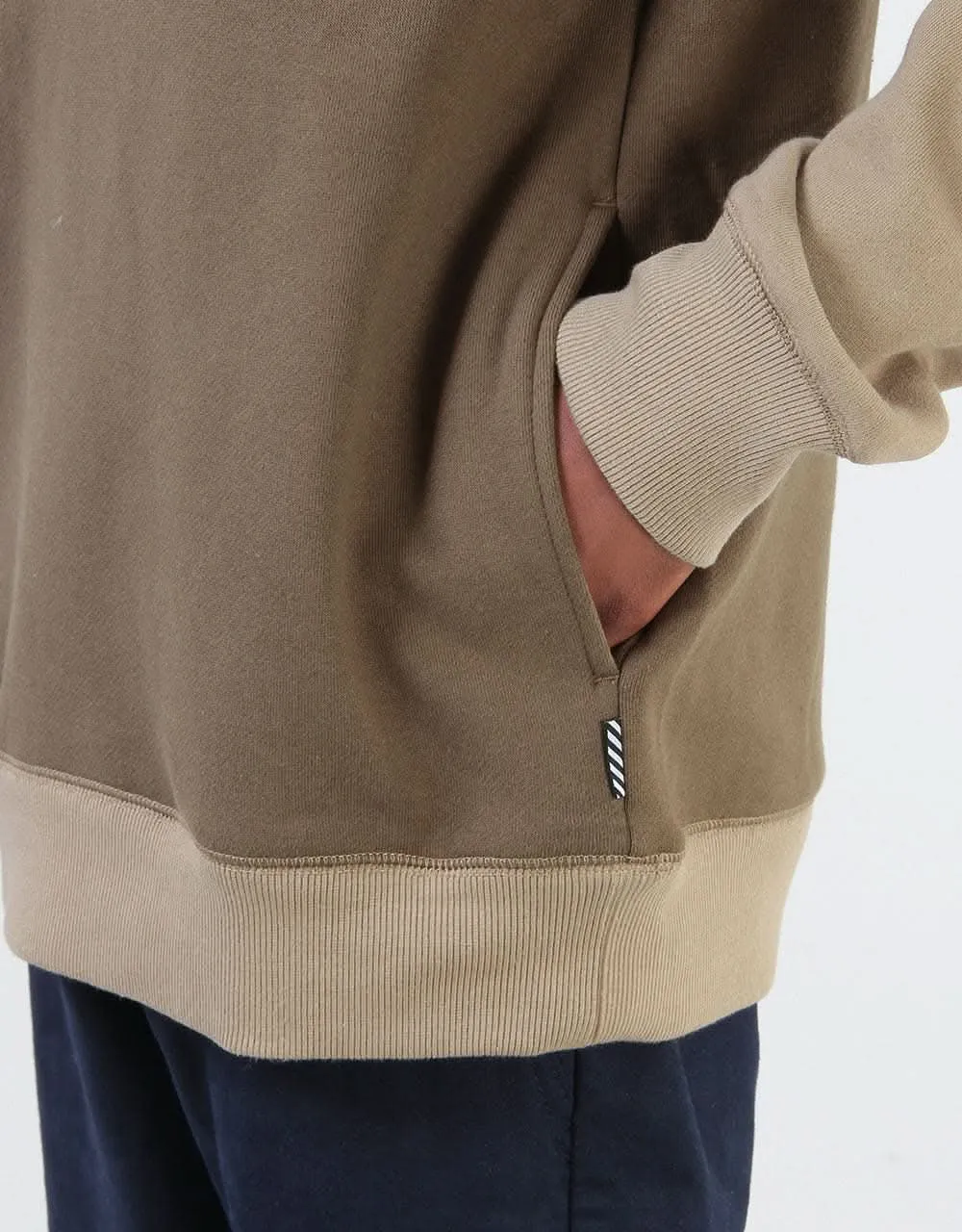 Volcom Single Stone Divided Pullover Hoodie - Military