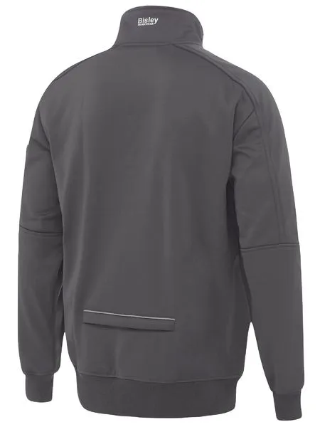 Work Fleece Hoodie With 1/4 Zip For Men